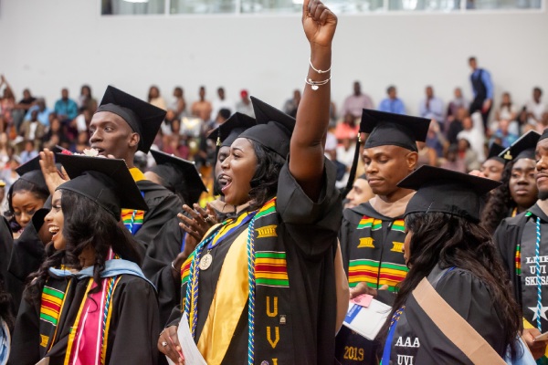 Graduating Students Celebrating