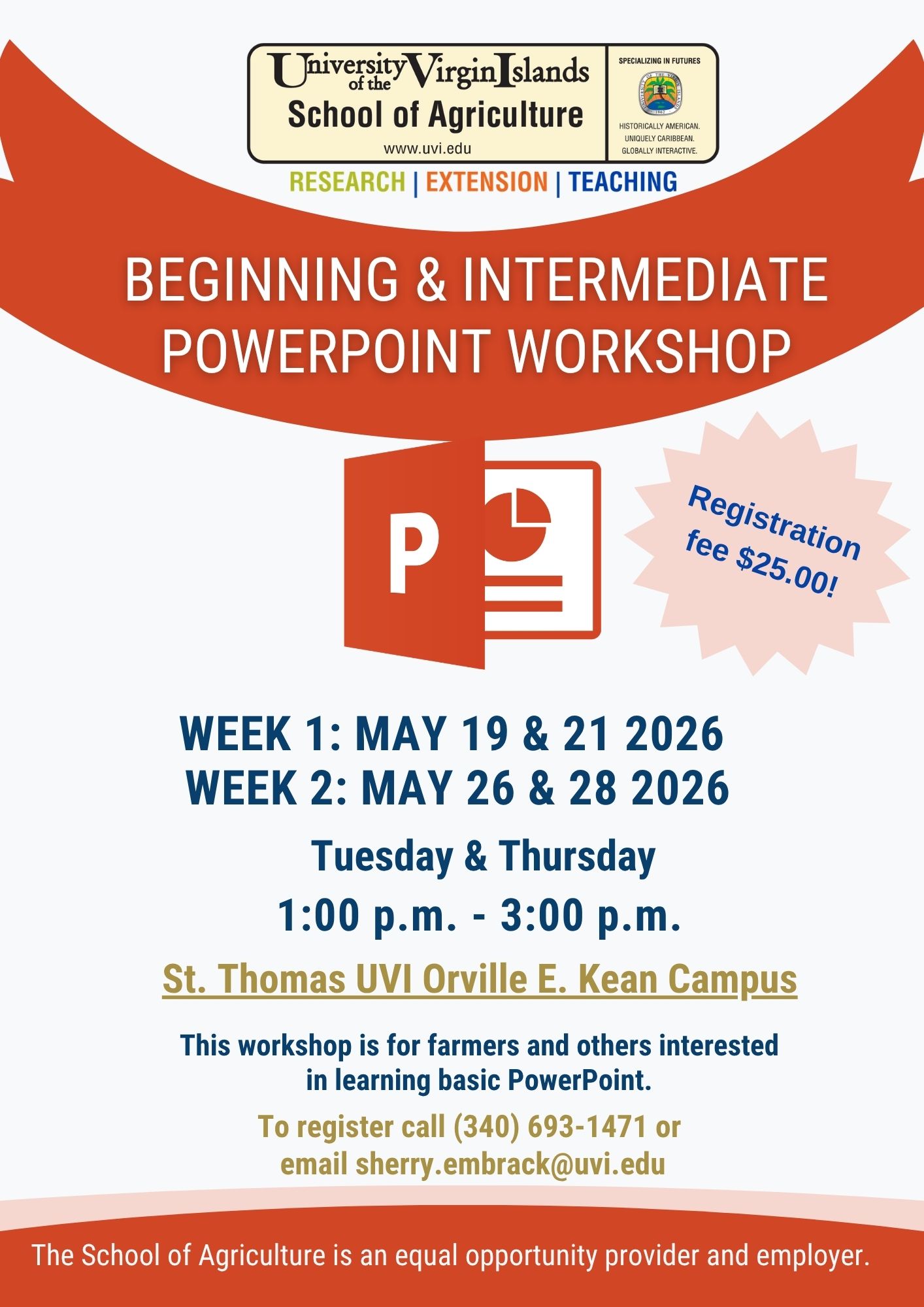St. Thomas powerpoint workshop