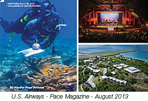 Image of UVI featured in US Air magazine