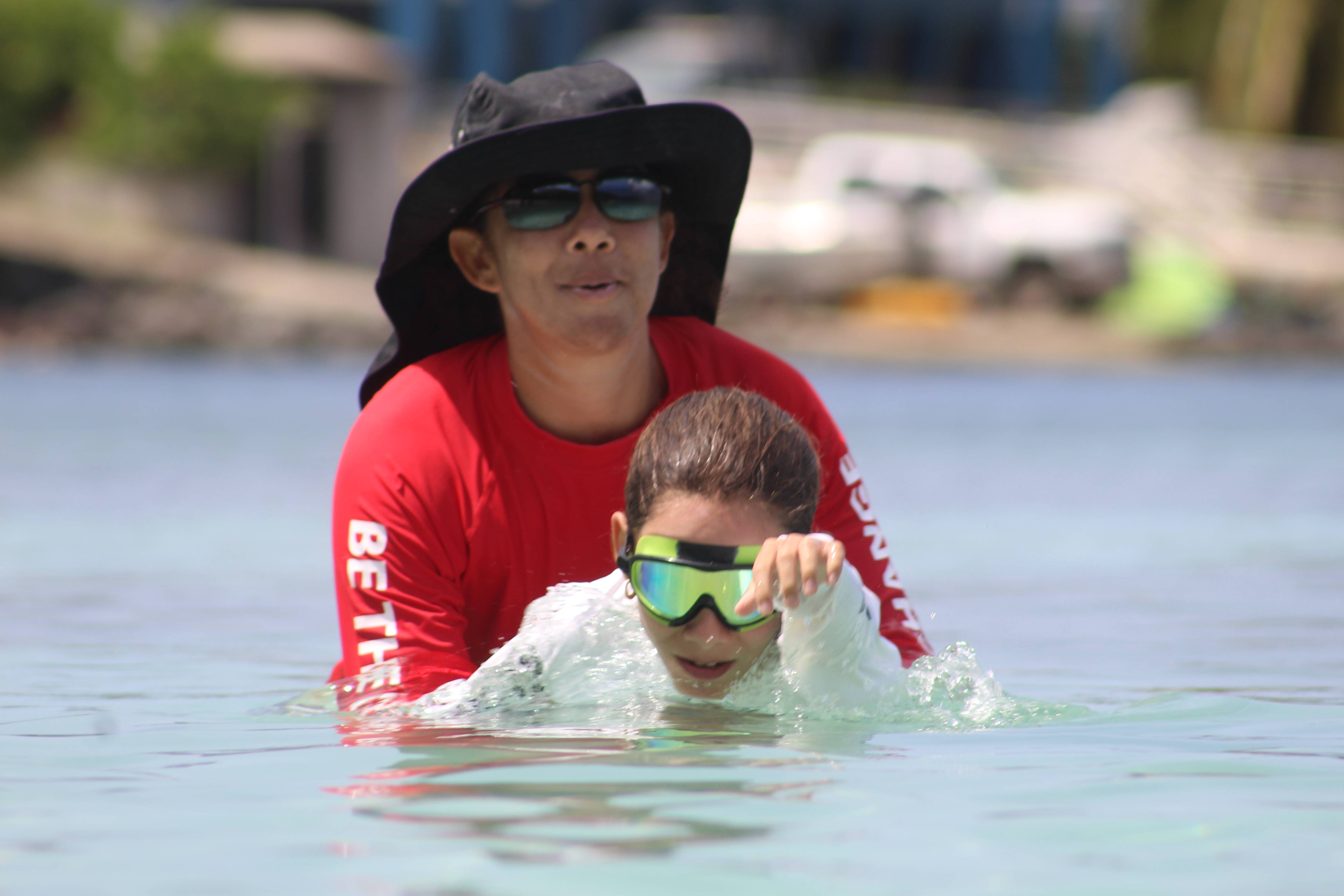 JOE Water Safety Instructor and Student 