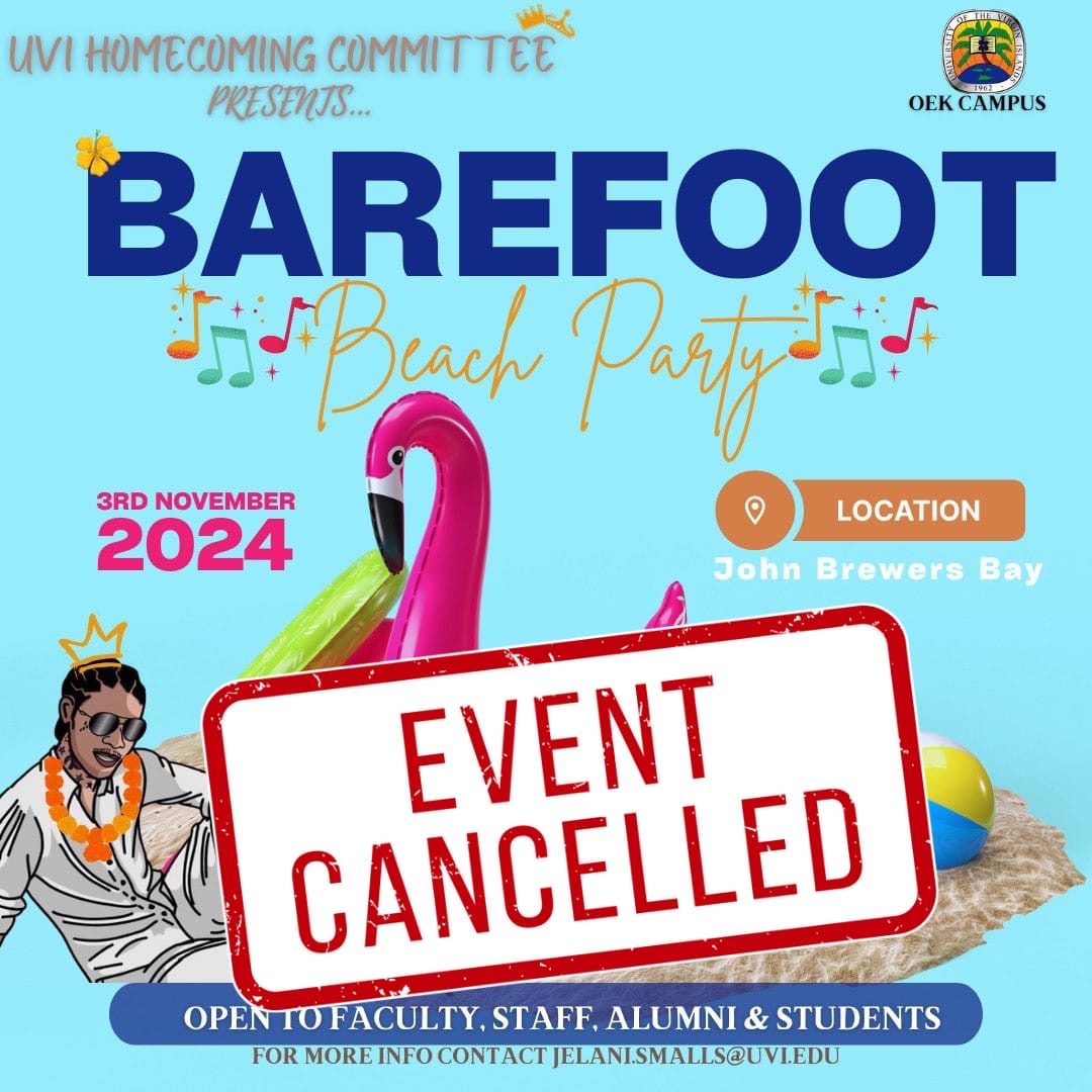 beach-party event cancelled