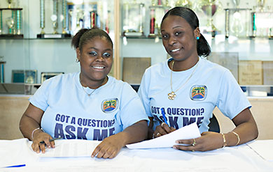 UVI orientation leaders welcome new students to the University of the Virgin Islands